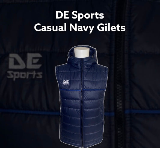 DE Sports Navy/Blue Gilet